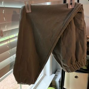 sage green sweatpants from brandy melville